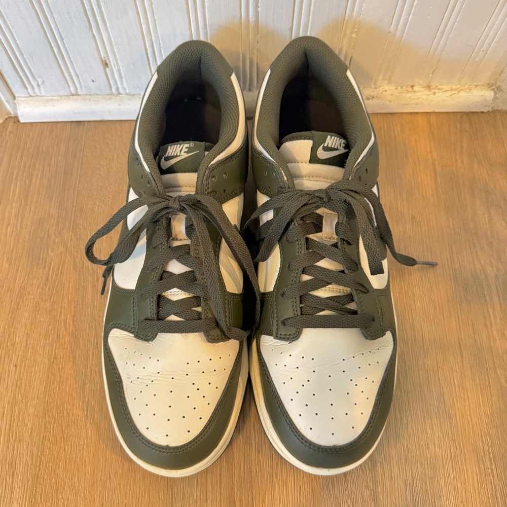Nike Dunk Low in Olive Green and White Men’s Size 10.5 - Picture 8 of 14